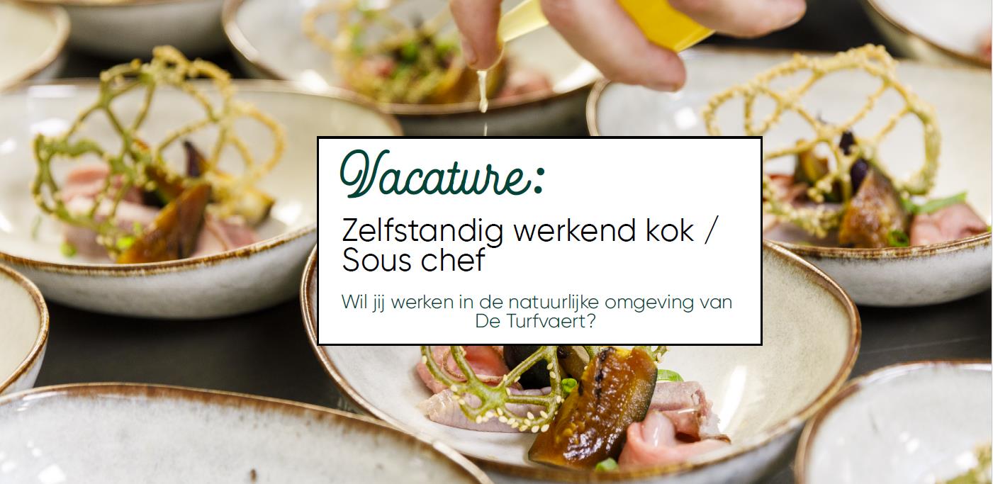 Foto vacature zelfstandig werkend kok / sous chef